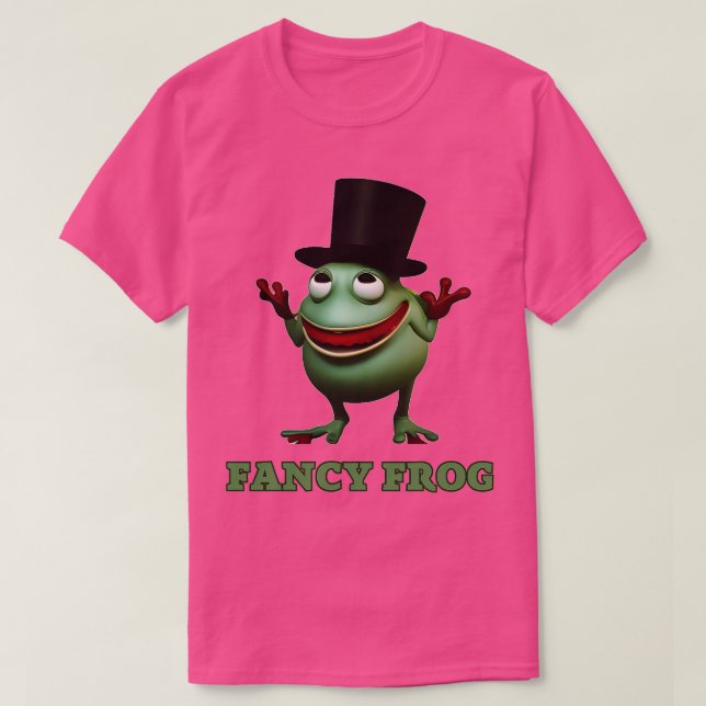 Camiseta Rana fancy (Diseño del anverso)