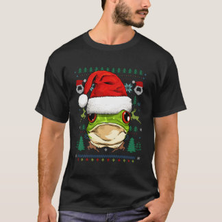 Camiseta Rana Fea Santa Hat Xmas Regalos Niños Niños Chicas