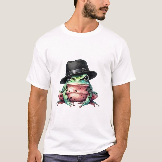 Camiseta Rana feliz Gorra (Anverso)