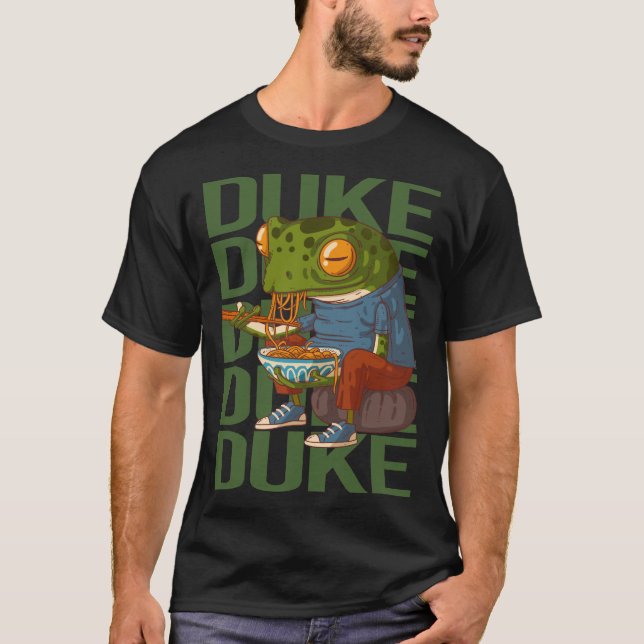 Camiseta Rana feliz - nombre de duque (Anverso)