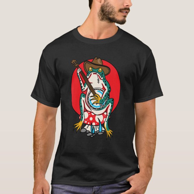 Camiseta Rana flash de tatuaje tradicional de la vieja escu (Anverso)