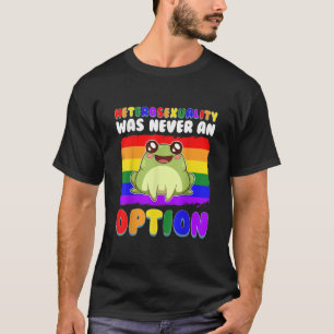 Camiseta Rana gay divertida Bandera LGBT Rana del Orgullo A