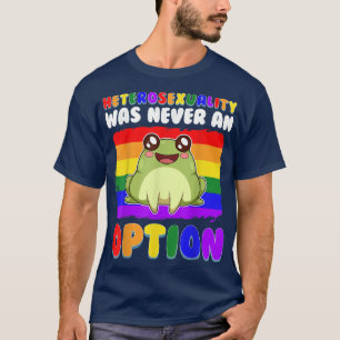 Camiseta Rana gay divertida Bandera LGBT Rana del Orgullo A