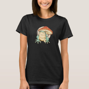 Camiseta Rana grande con un gráfico de paraguas hongo