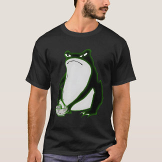 Camiseta Rana Grumpada Dibujando Japonés Por Matsumoto Hoji