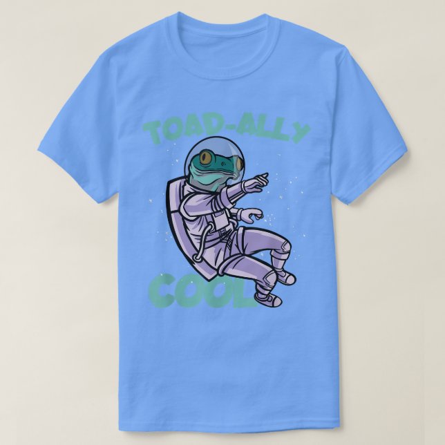 Camiseta Rana Guay de ToadAlly, astronauta del espacio de l (Diseño del anverso)