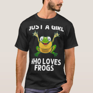 Camiseta Rana Guay Para Chicas Niños Toad Tadpole Amphibir