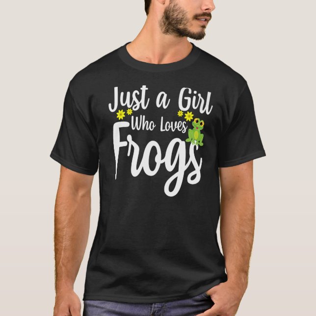 Camiseta Rana Guay Para Mujeres Chicas Niños Tapo Rana Zook (Anverso)