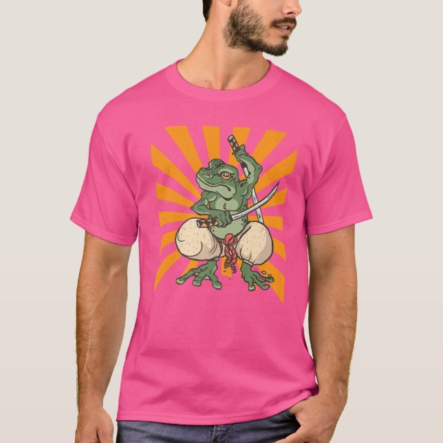 Camiseta Rana guerrera Samurai (Anverso)