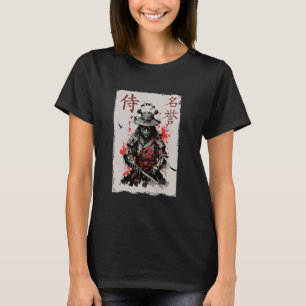 Camiseta Rana Guerrera Samurái Gráfica, Arte Japonés Cool F