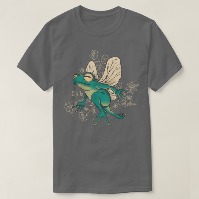 Camiseta Rana Hada Con Alas (Diseño del anverso)