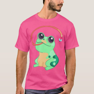 Camiseta Rana Insect Fly Catcher Long Tongue Cute Verde par