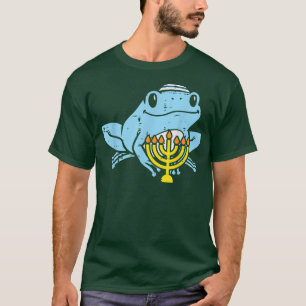 Camiseta Rana judía graciosa animal Hanukkah Pajamas Chanuk