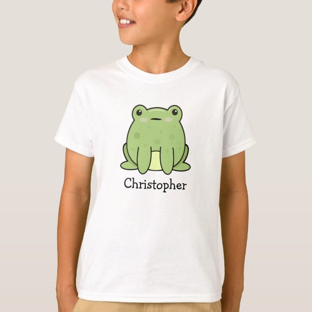 Camiseta Rana Kawaii, toad personalizada (Anverso)