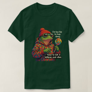 Camiseta Rana lamiendo una piruleta