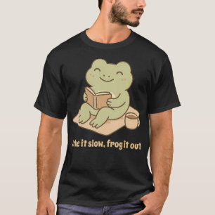 Camiseta Rana Lectora Tómate Tu Tiempo