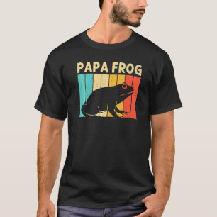 Camiseta Rana Linda Para Hombres Rana De Papá Anfibio Renac