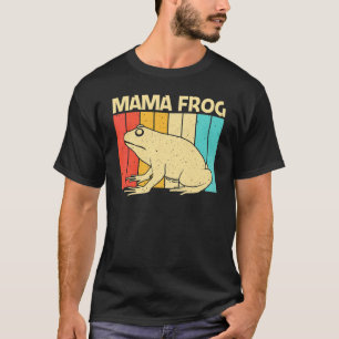 Camiseta Rana Linda Para Mujeres Mamá Cazadora De Sapos Mas