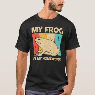 Camiseta Rana Linda Para Niños Cazador De Sapos Mascota Ani