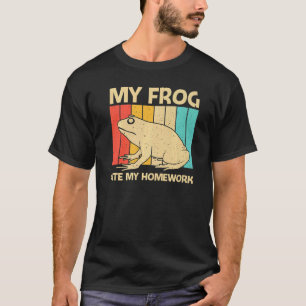 Camiseta Rana Linda Para Niños Cazador De Sapos Mascota Ani
