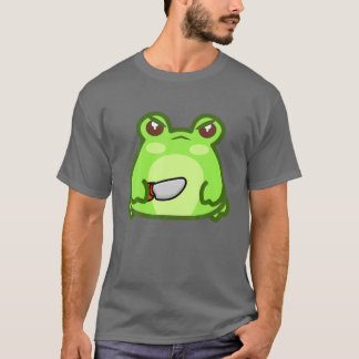 Camiseta Rana Malvada Kawaii Con Rana Knife Cute Kawaii Fro