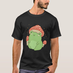 Camiseta Rana Mushroom Cottagecore Estética