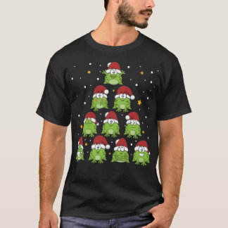 Camiseta Rana Navidad Árbol Reptile Temporada de Chistmas P