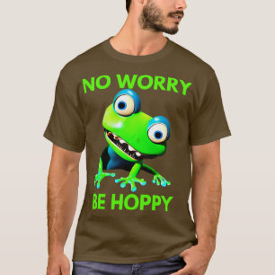 Camiseta Rana No Preocuparse Ser Feliz 1