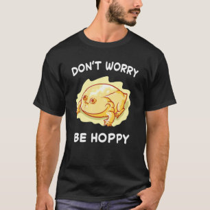 Camiseta Rana No te preocupes Sé feliz Sapo atrapando Anfib