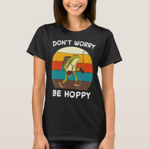 Camiseta Rana No te preocupes ser adormilado sapo atrapando