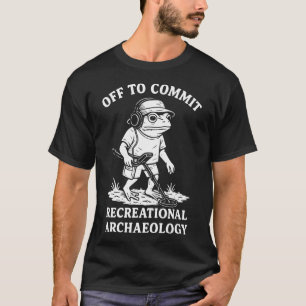 Camiseta Rana Para Iniciar la Arqueología Recreativa