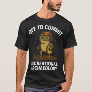 Camiseta Rana Para Iniciar la Arqueología Recreativa