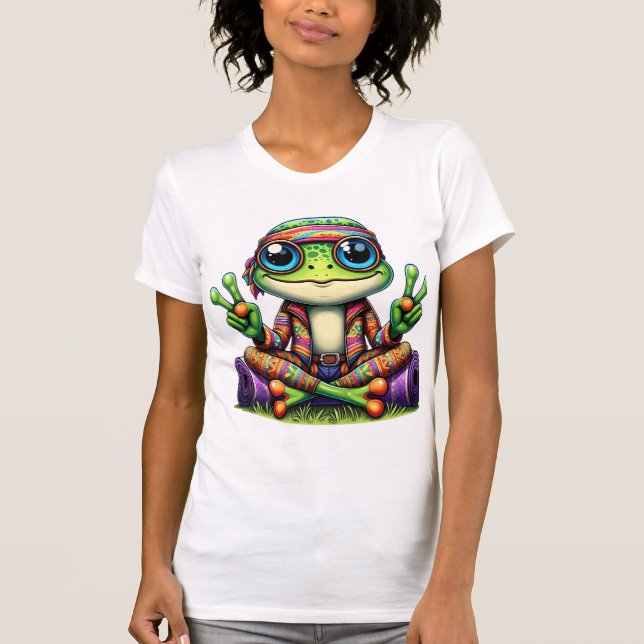 Camiseta Rana pop divertida (Anverso)