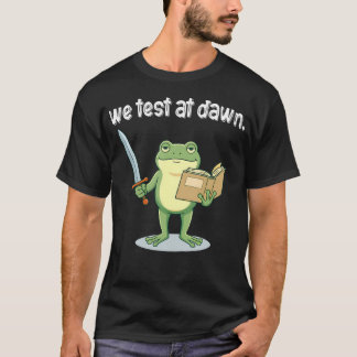 Camiseta Rana Profesor Probamos Al Amanecer Coordinador Día
