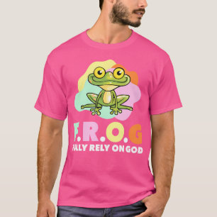 Camiseta Rana Que Confía Plenamente En El Animal Verde De L
