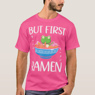 Camiseta Rana Ramen Manga Otaku Noodl japonés Anime Kawaii