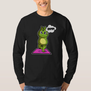 Camiseta Rana Rana Posturas de Yoga Deportes Gimnasia Ohm L