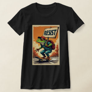 Camiseta Rana Resistir Portland Rana Protesta - Portland Ra