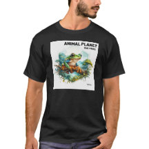 Rana salvaje en la naturaleza impresa - Arte anima