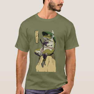 Camiseta Rana samurai: Guardián del Lotus