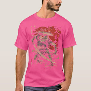 Camiseta Rana Samurai Rana Kanji Samurai Guerrero Japonés