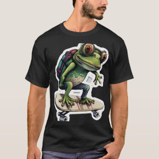Camiseta rana skateboarding (17)