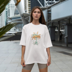 Camiseta Rana Sobre La Naturaleza De Las Flores