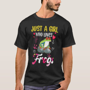 Camiseta Rana Sólo Un Chica que ama las ranas