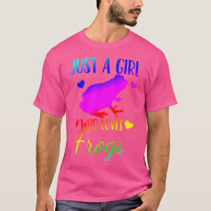 Camiseta Rana Sólo Un Chica que ama las ranas