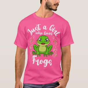 Camiseta Rana Sólo Un Chica que ama las ranas