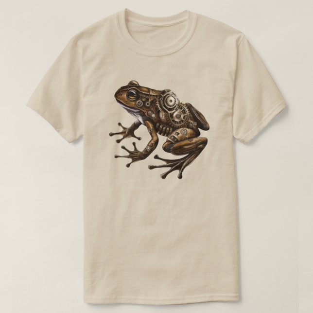 Camiseta Rana Steampunk (Diseño del anverso)