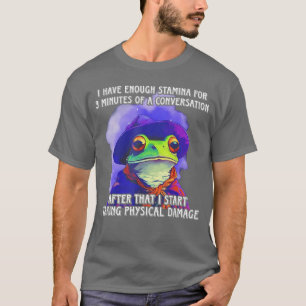 Camiseta Rana Tengo Suficiente Resistencia Para 3 Minutos D