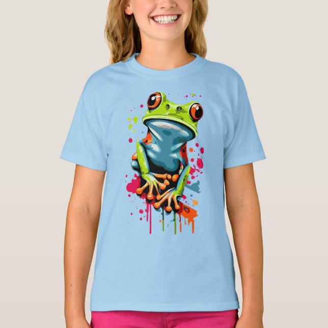 Camiseta Rana tropical - príncipe de rana (Anverso)