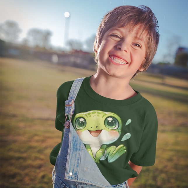 Camiseta Rana verde dulce (Green Frog Tee
)
